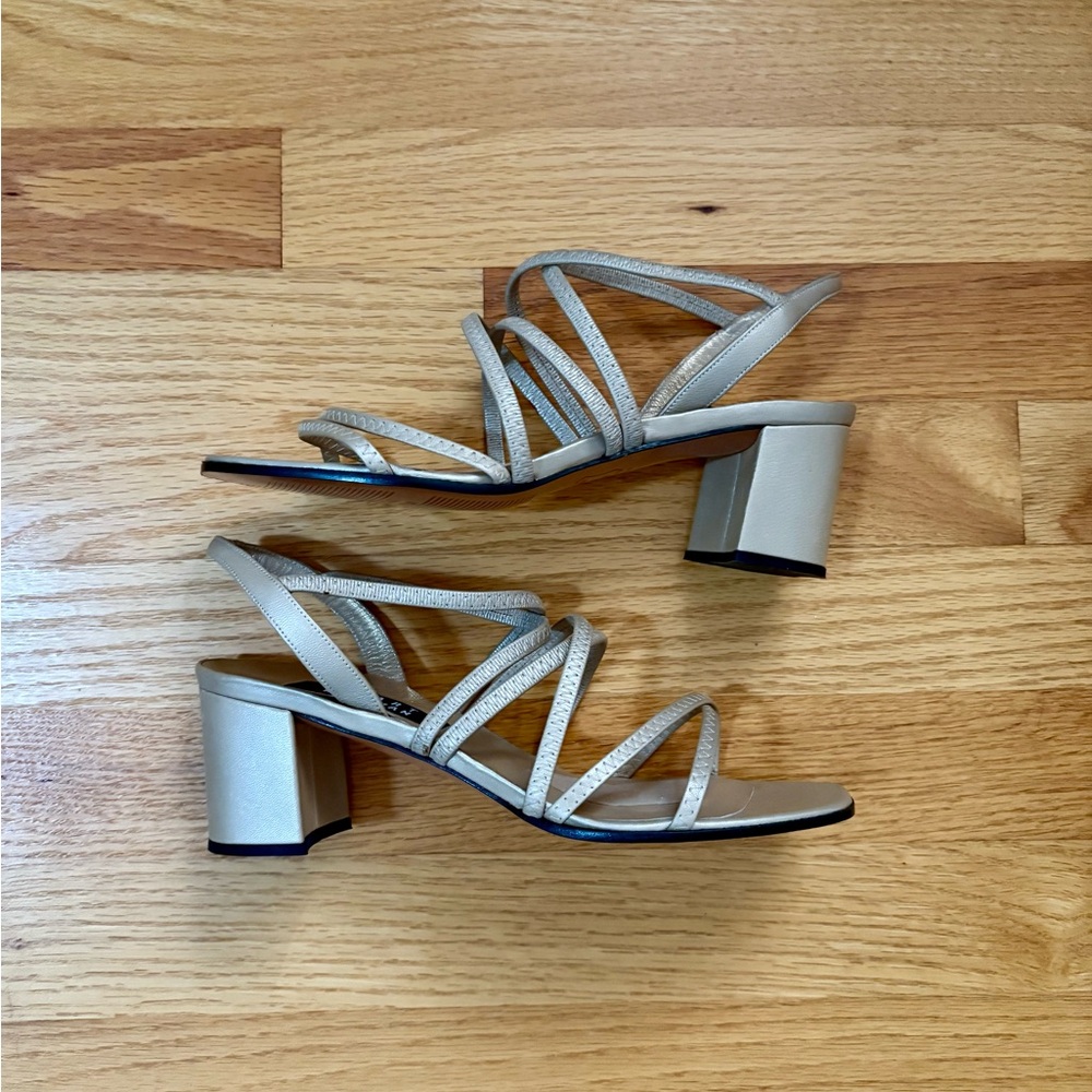 Stuart Weitzman Strappy Block Heels